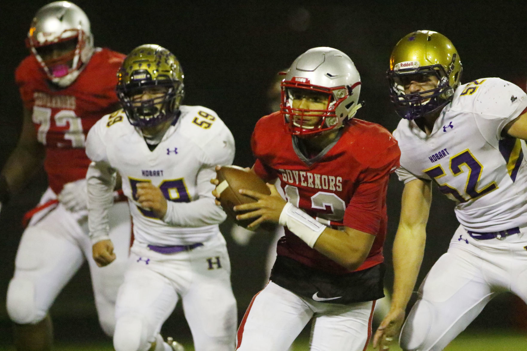 Gallery: 4A football sectional first round: Hobart vs. Morton